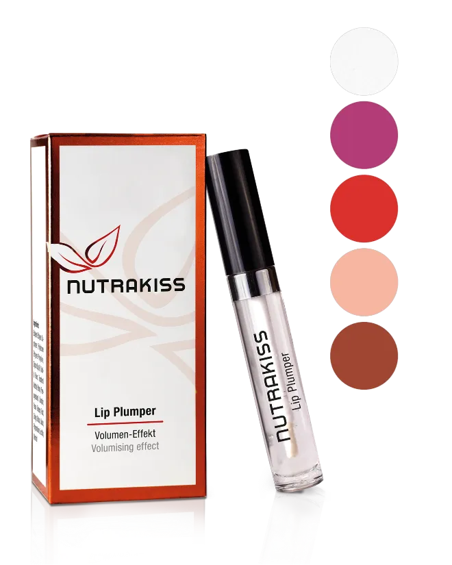 Lipgloss mit Volumen-Effekt und intensiver Pflege