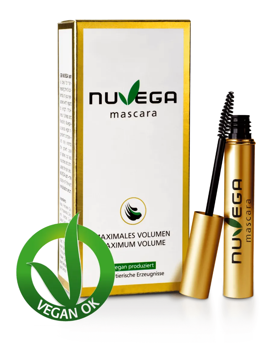 Vegane Mascara mit wertvollen Wachsen
